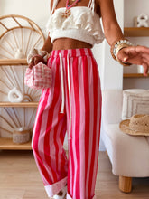 Charger l'image dans la galerie, Pantalon Riley rose &amp; rouge