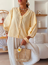 Charger l'image dans la galerie, Chemise Oriane jaune