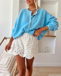 Gilet Béatrice bleu