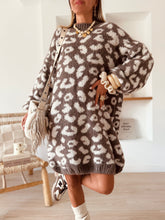 Charger l'image dans la galerie, Robe Pull Morgane taupe