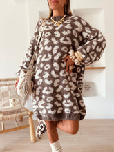 Charger l'image dans la galerie, Robe pull Morgane taupe