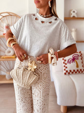 Charger l'image dans la galerie, T-shirt Justine gris (réassort dimanche 19/04 à 11h00)