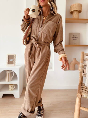 Combinaison Coline noisette