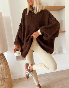 Pull Calista chocolat