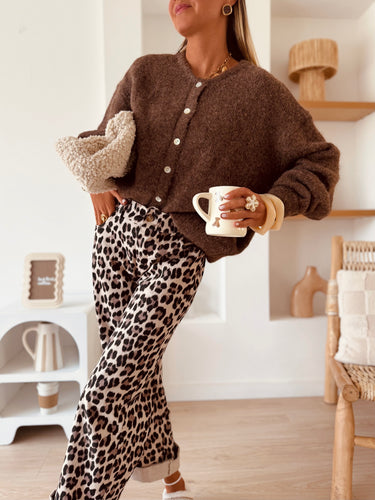 Gilet Lili marron clair