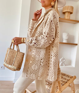 Veste Polynésie beige