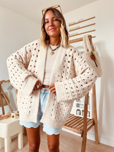Gilet Alexia crème