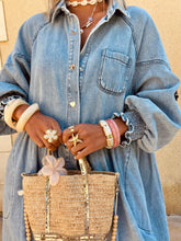 Charger l&#39;image dans la galerie, Robe en jean Taïa
