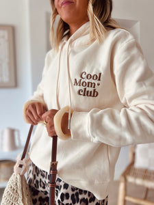 Sweat « cool mom club » crème