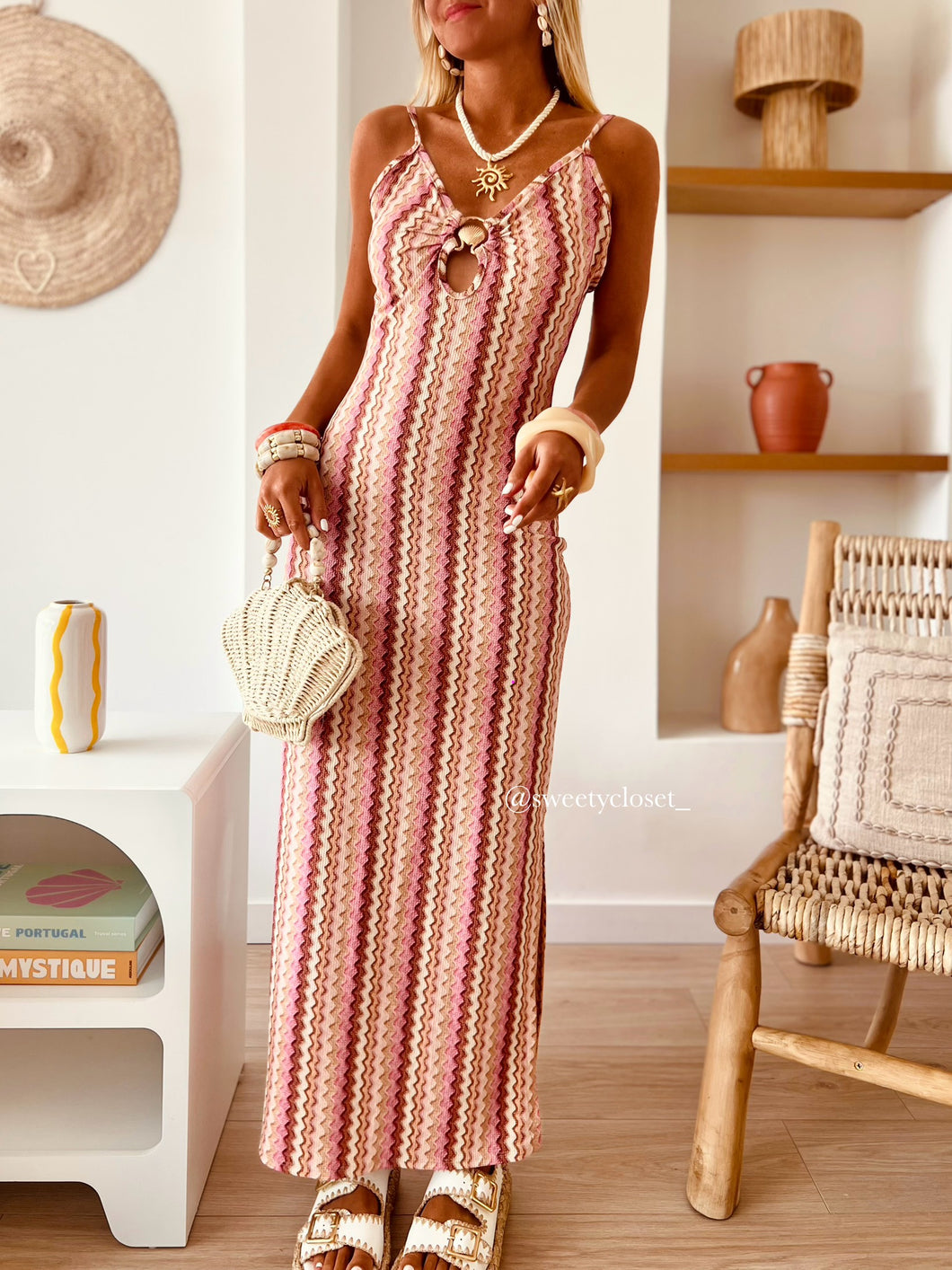 Robe Zoé rose