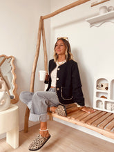 Charger l&#39;image dans la galerie, Veste manches longues Joyce noire