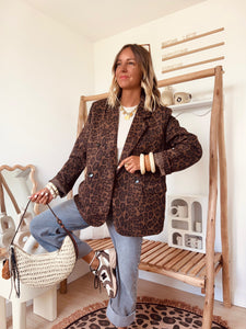 Blazer léopard Evy