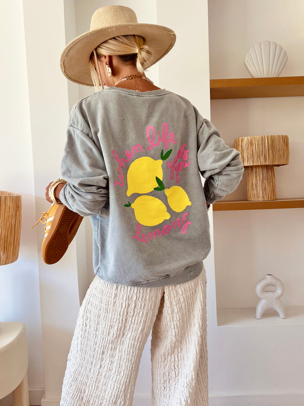 Sweat Lemon gris