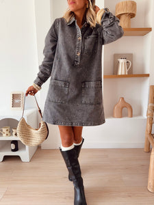 Robe denim Aline