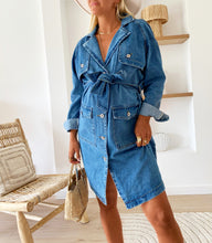 Charger l&#39;image dans la galerie, Robe en jean Annie