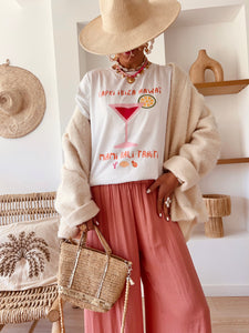 T-shirt Soléia blanc