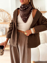 Charger l'image dans la galerie, Foulard Louisie chocolat