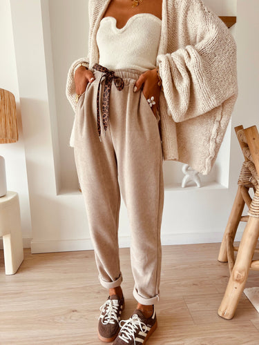 Pantalon Ellie beige