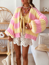 Charger l'image dans la galerie, Gilet Poana rose &amp; jaune