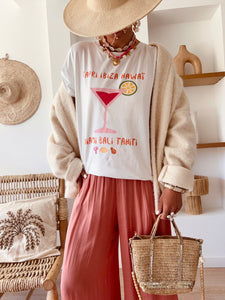 T-shirt Soléia blanc