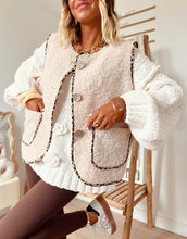 Charger l&#39;image dans la galerie, Veste sans manches beige Joyce (réassort 14/09 à 11h00)