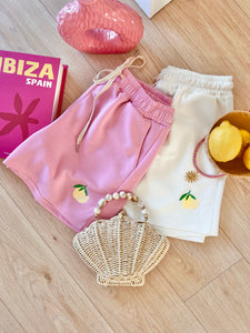 Ensemble Elia citron rose