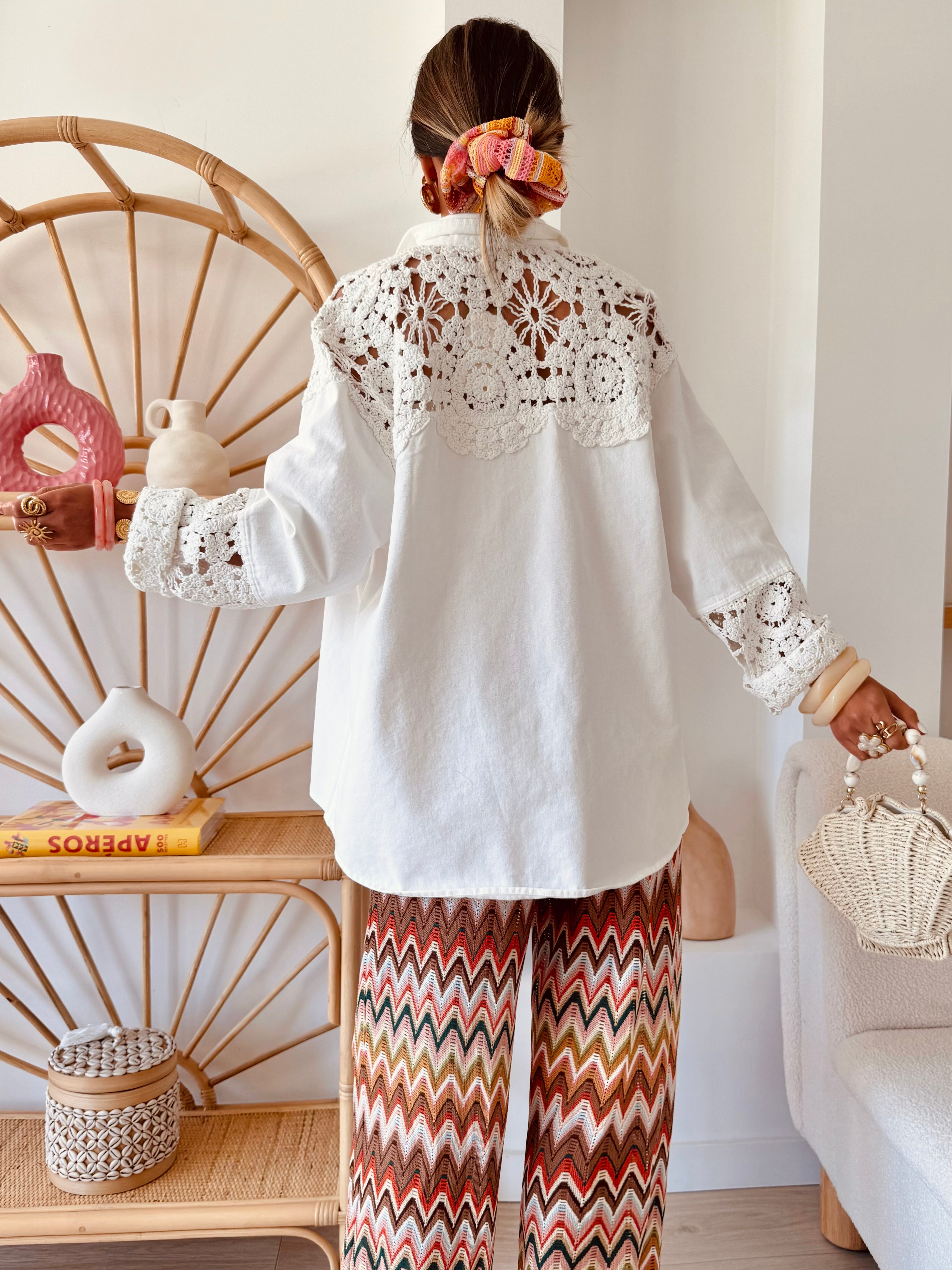 Veste en crochet Capri – Sweety Closet