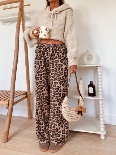 Pantalon jogg April noisette