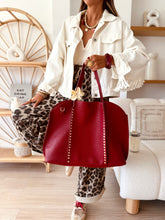 Charger l'image dans la galerie, Sac cabas Elise bordeaux