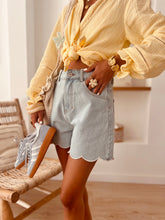Charger l'image dans la galerie, Short en jean Capri