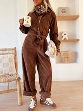 Charger l&#39;image dans la galerie, Combinaison Coline chocolat