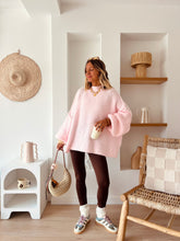 Charger l&#39;image dans la galerie, Pull Calista rose poudré