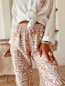 Pantalon Aztèque beige