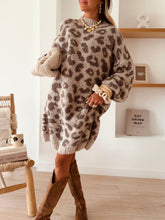 Charger l'image dans la galerie, Robe pull Morgane beige