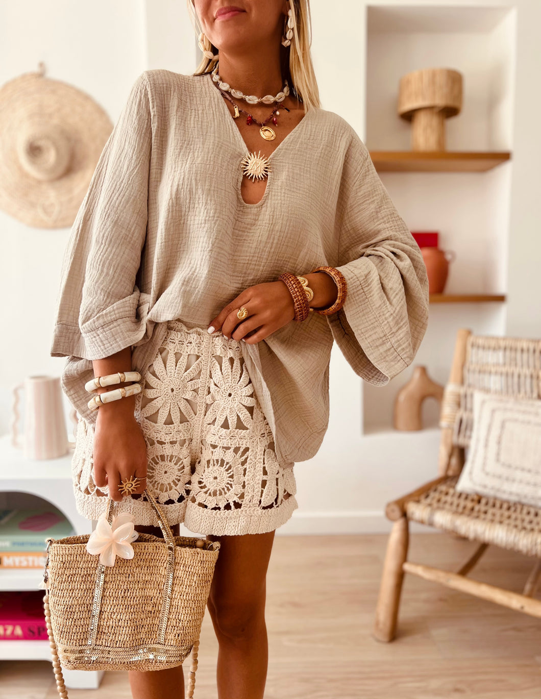 Blouse Abba beige