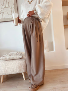 Pantalon Esmée taupe