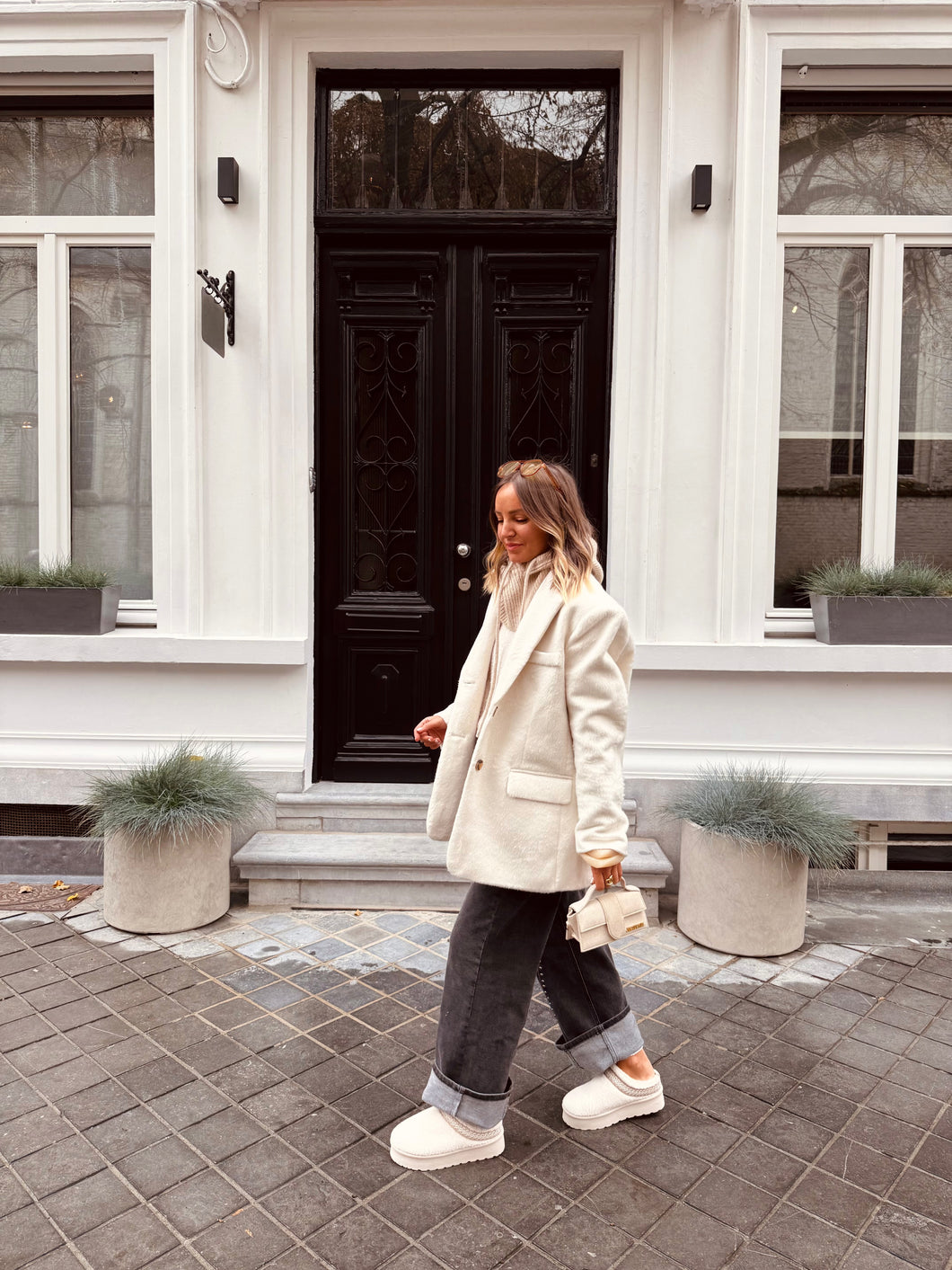 Blazer texturé Jeanne