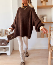 Charger l'image dans la galerie, Pull Calista chocolat (réassort dimanche 30/08 à 11h00)
