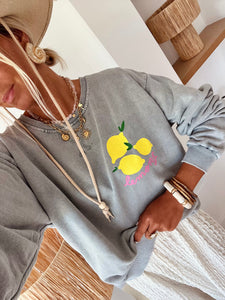 Sweat Lemon gris