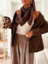Charger l'image dans la galerie, Foulard Louisie chocolat