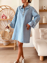 Charger l'image dans la galerie, Robe en denim Claudia