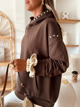 Charger l'image dans la galerie, Sweat à capuche Lila chocolat