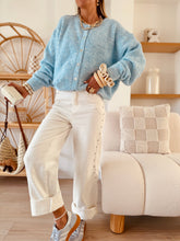 Charger l'image dans la galerie, Gilet Lili bleu turquoise