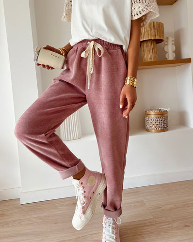 Pantalon Meryl rose