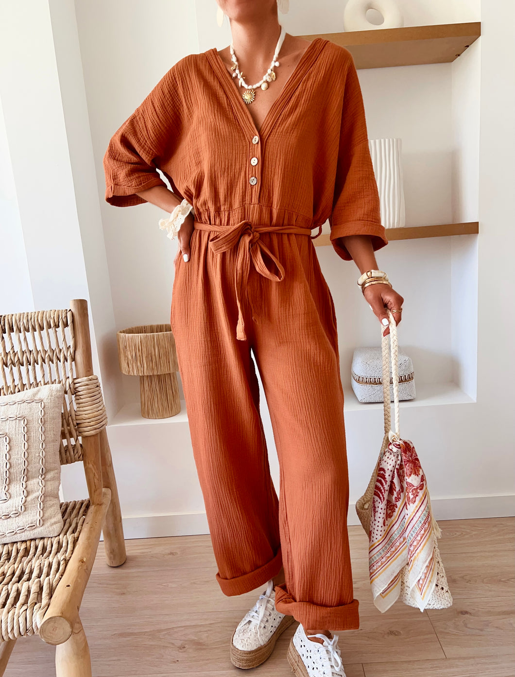 Combinaison Mollie rouille