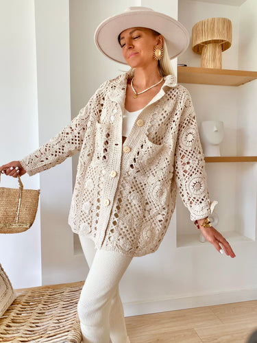 Veste Polynésie beige