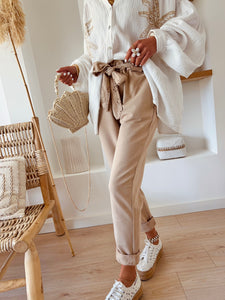 Pantalon Mélissa beige