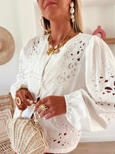 Charger l&#39;image dans la galerie, Blouse Lyson blanche