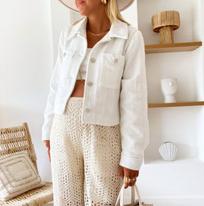 Veste en tweed Amélia