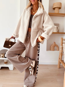 Veste polaire Emma écrue